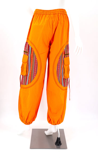 Plain Gheri Mix Cotton Harem Pants