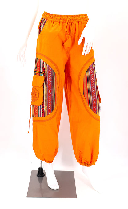 Plain Gheri Mix Cotton Harem Pants