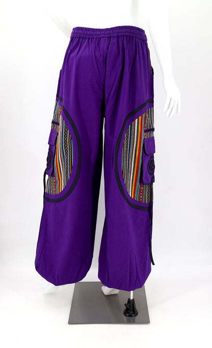 Plain Gheri Mix Cotton Harem Pants
