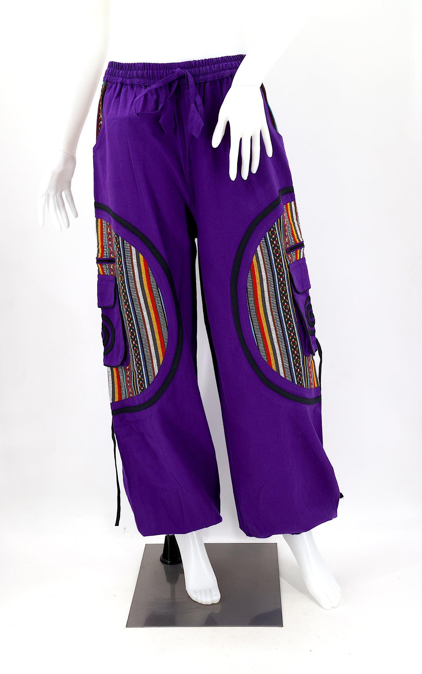 Cotton Hippie Handmade Harem Plain Gheri Mix Bohemian Trousers