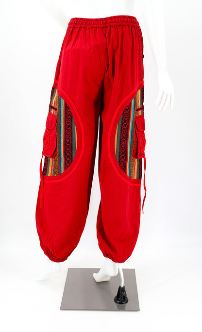 Plain Gheri Mix Cotton Harem Pants