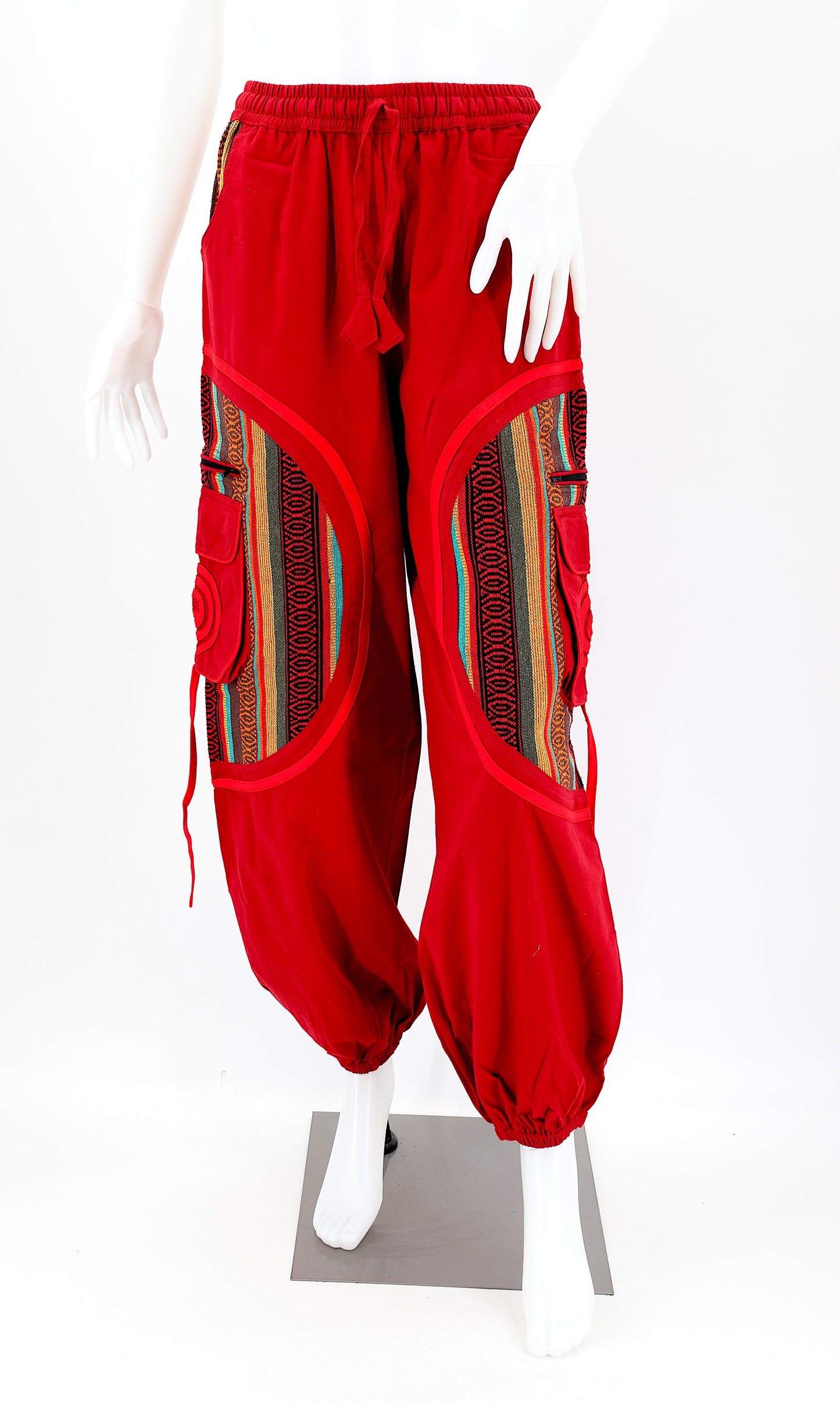 Cotton Hippie Handmade Harem Plain Gheri Mix Bohemian Trousers