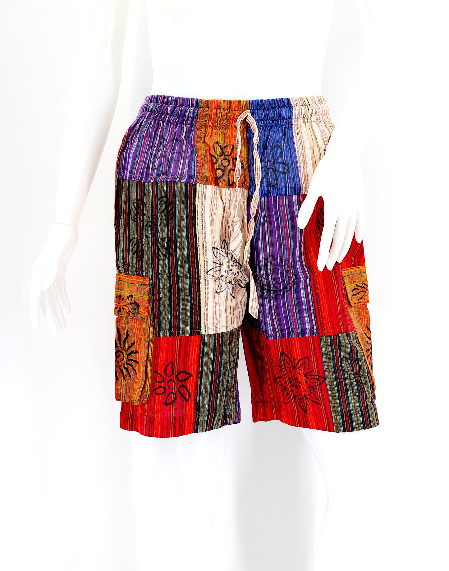 Cotton Hippie Handmade Patchwork Bohemian Shorts