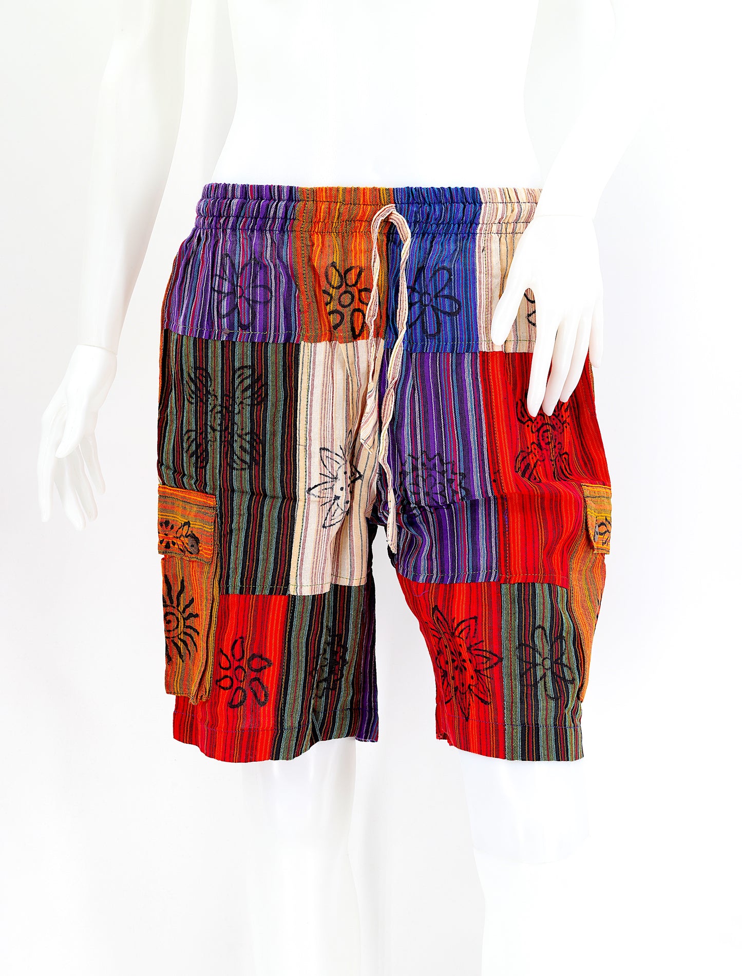 Cotton Hippie Handmade Patchwork Bohemian Shorts