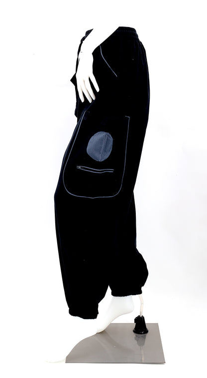 Solid Color Plain Cotton Harem Pants