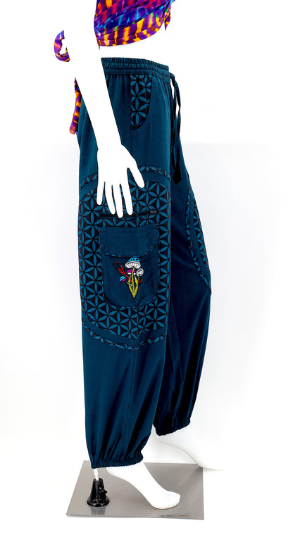 Side view highlighting comfortable straight-leg cut and cuff details