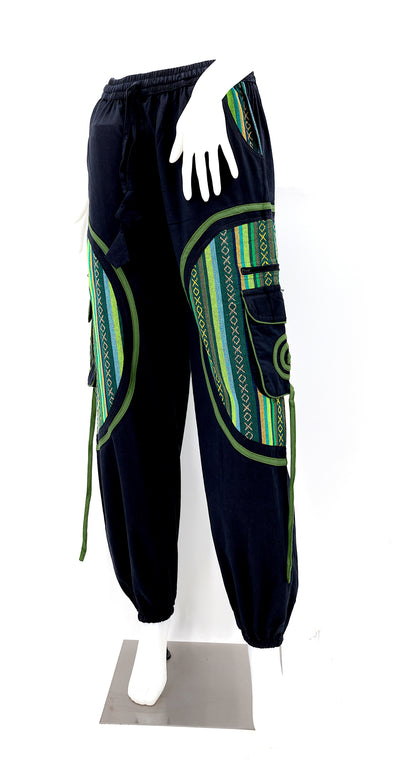 Plain Gheri Mix Cotton Harem Pants