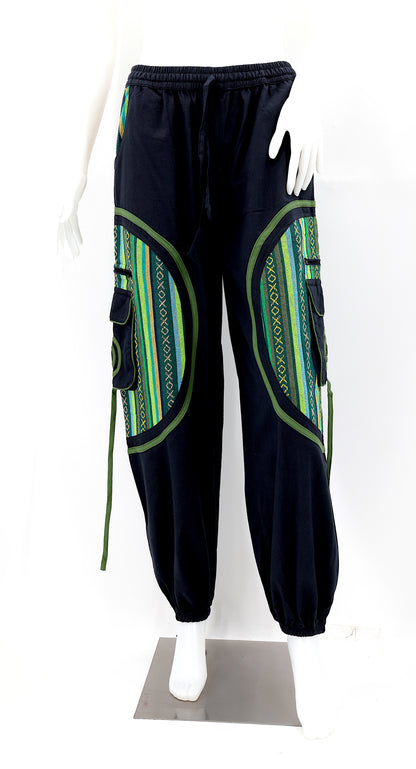 Plain Gheri Mix Cotton Harem Pants