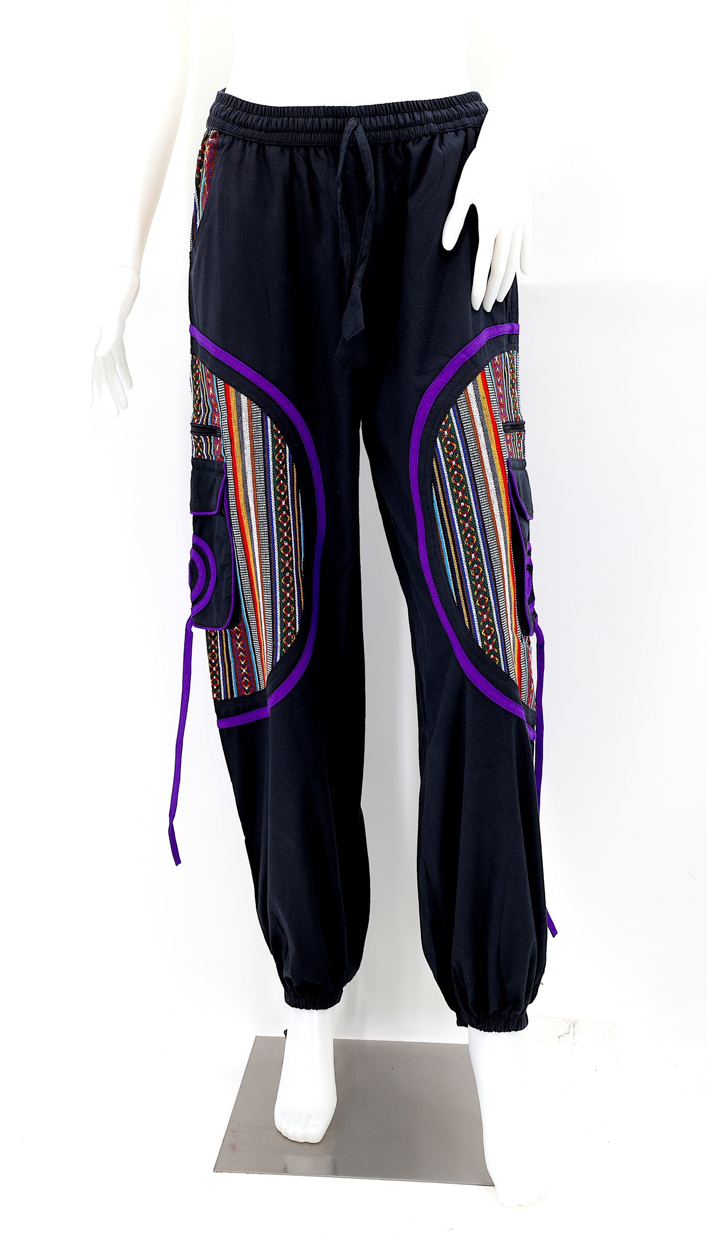 Cotton Hippie Handmade Harem Plain Gheri Mix Bohemian Trousers