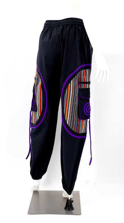 Plain Gheri Mix Cotton Harem Pants