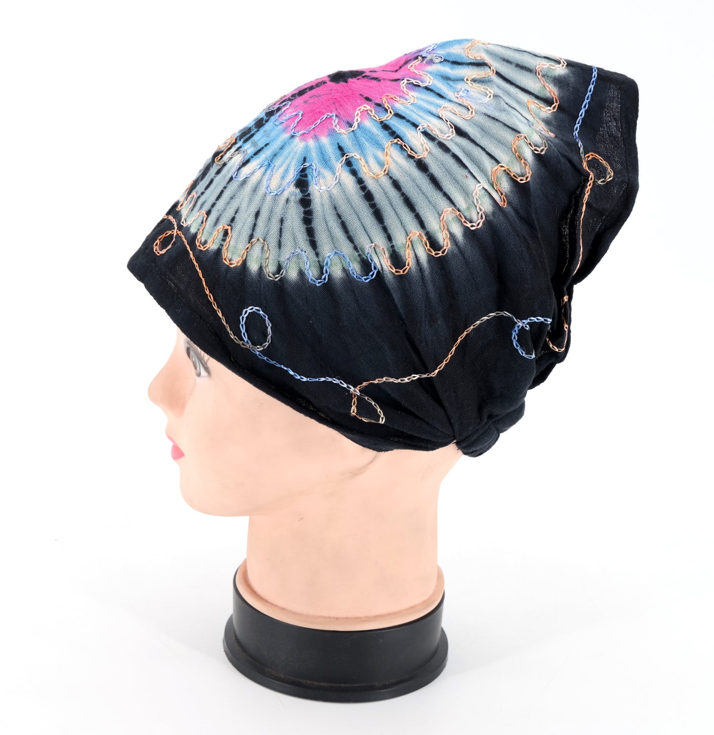 Cotton Hippie Handmade Tie Dye Embroidered Bohemian Headband