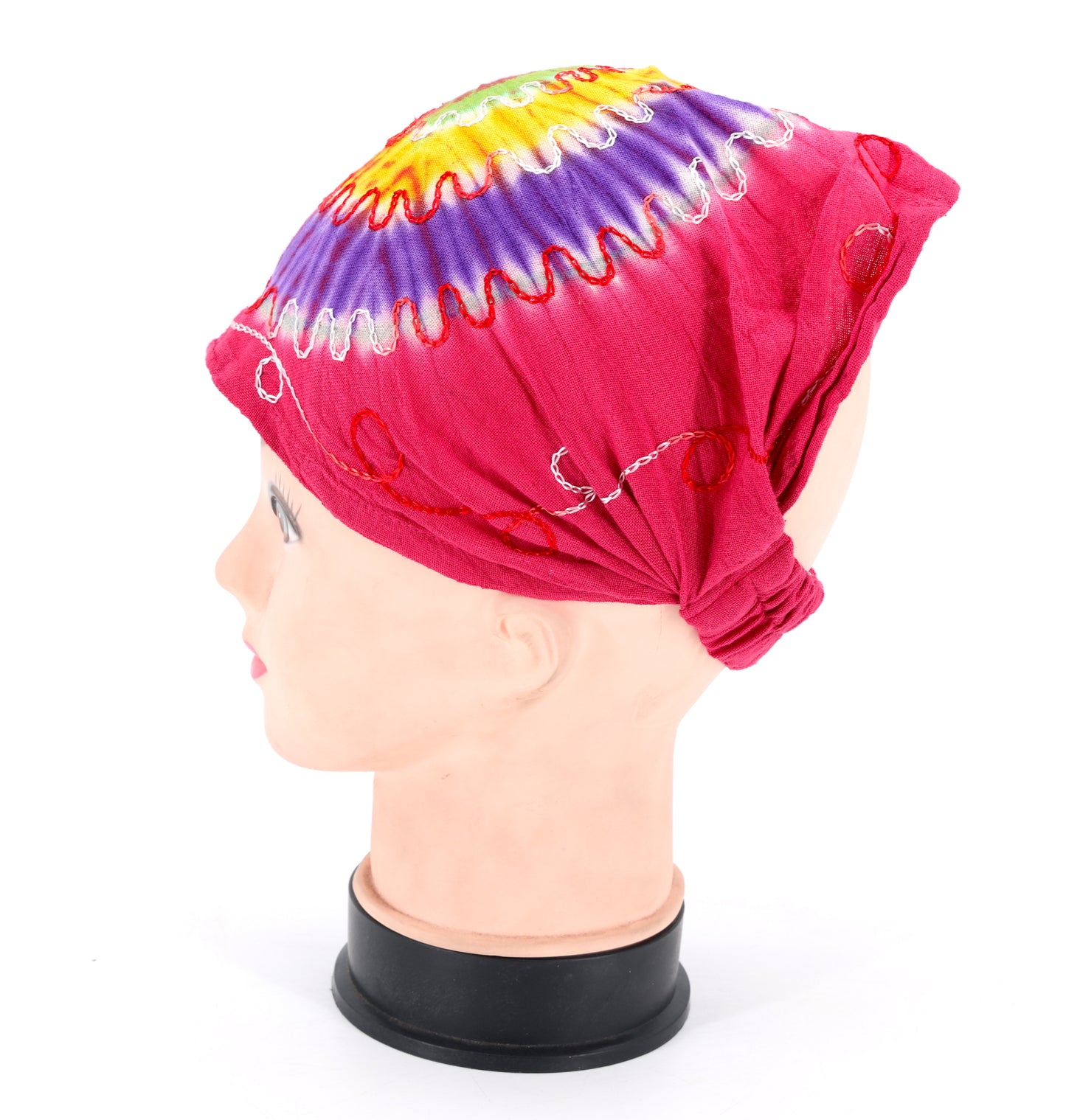 Cotton Hippie Handmade Tie Dye Embroidered Bohemian Headband