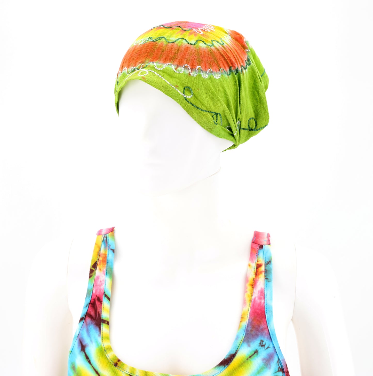 Cotton Hippie Handmade Tie Dye Embroidered Bohemian Headband