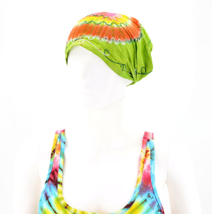 Cotton Hippie Handmade Tie Dye Embroidered Bohemian Headband