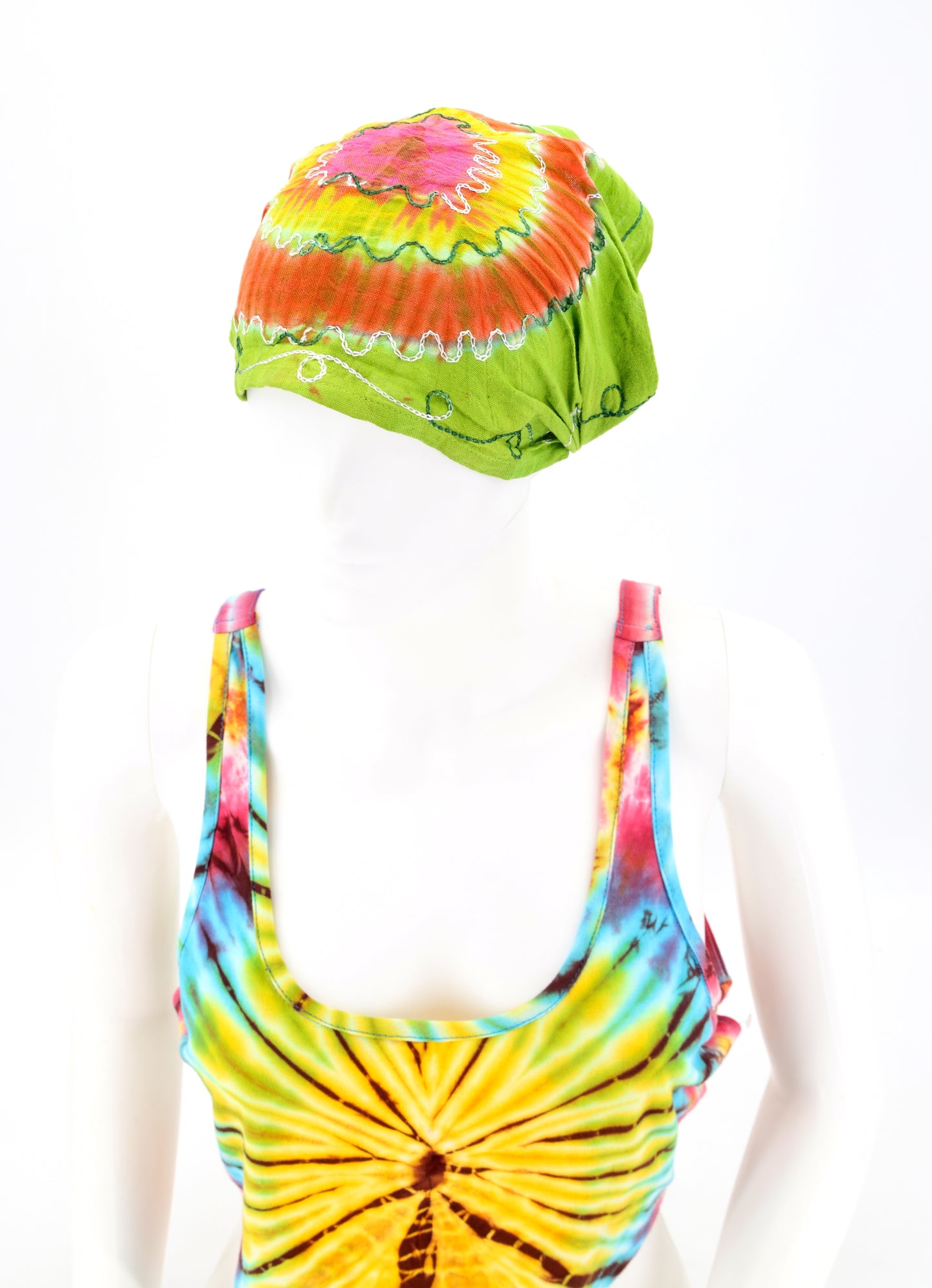 Cotton Hippie Handmade Tie Dye Embroidered Bohemian Headband