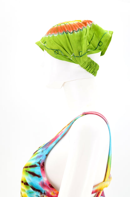 Cotton Hippie Handmade Tie Dye Embroidered Bohemian Headband