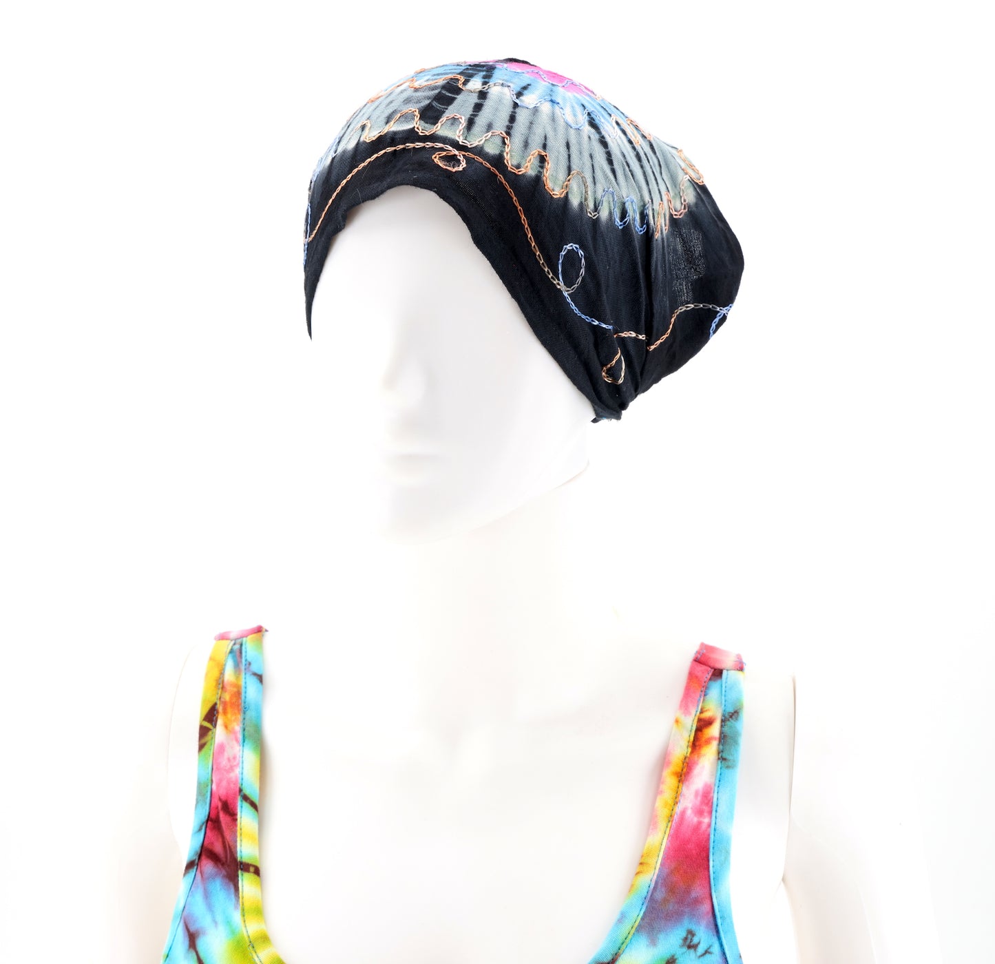 Cotton Hippie Handmade Tie Dye Embroidered Bohemian Headband