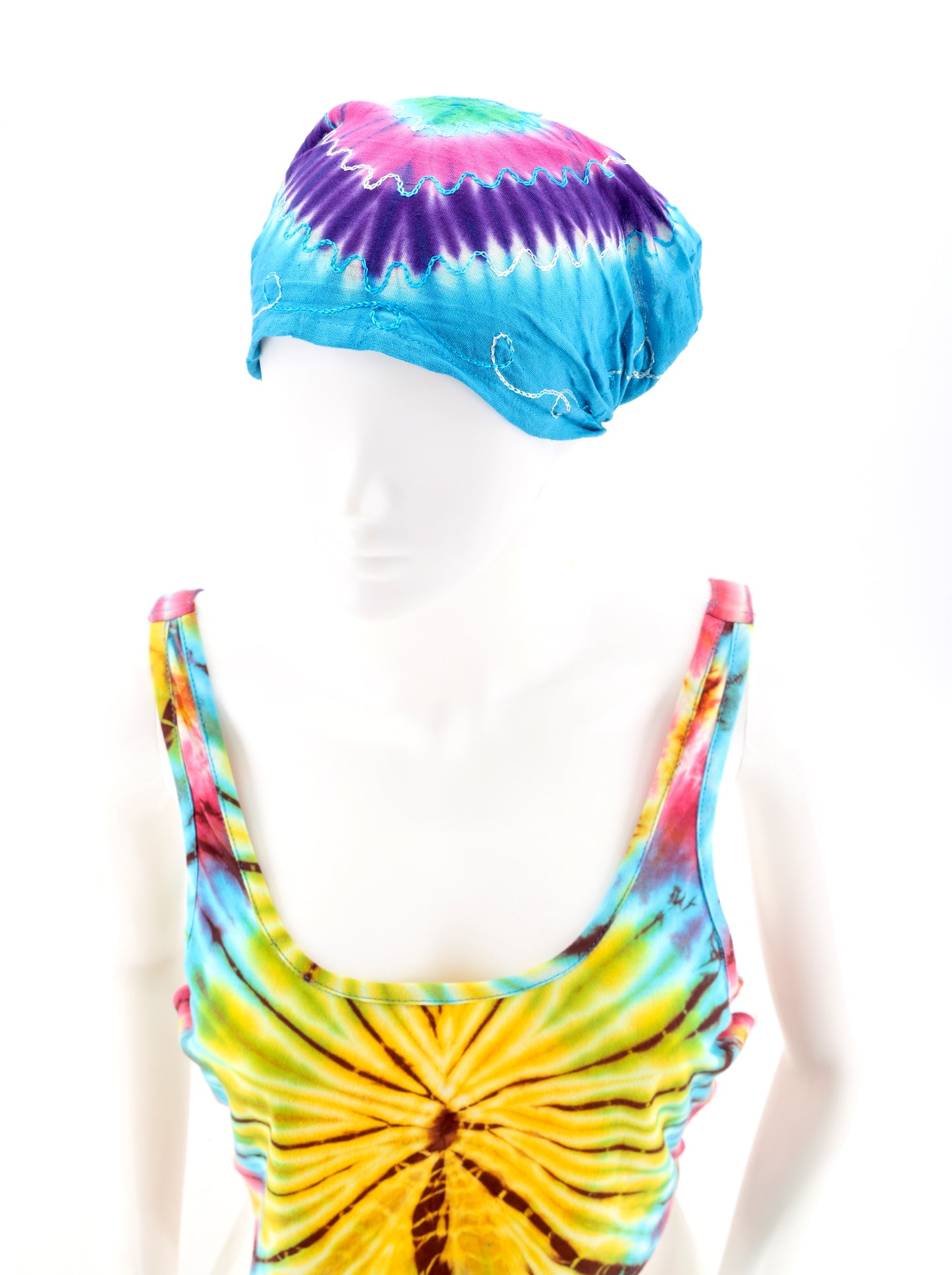 Cotton Hippie Handmade Tie Dye Embroidered Bohemian Headband