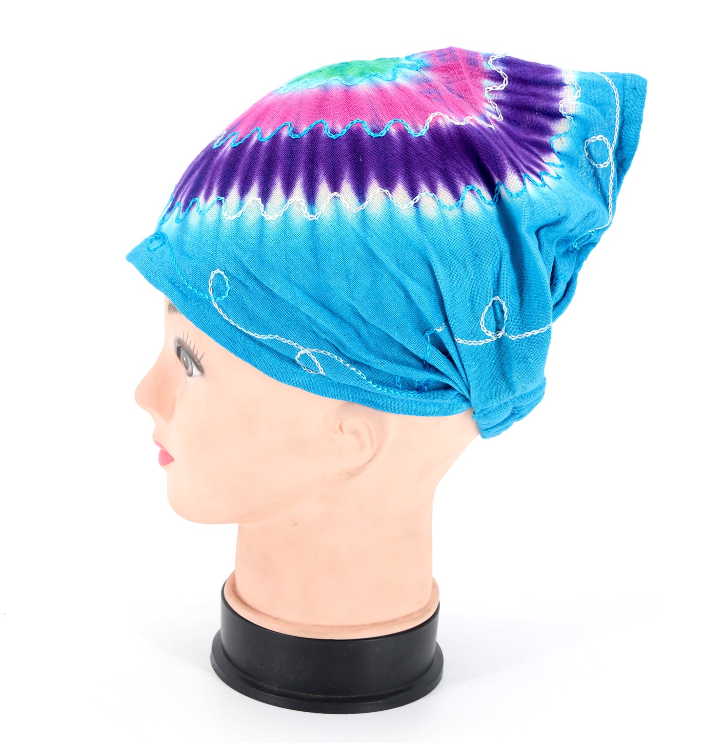 Cotton Hippie Handmade Tie Dye Embroidered Bohemian Headband