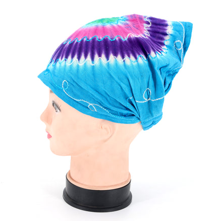 Cotton Hippie Handmade Tie Dye Embroidered Bohemian Headband