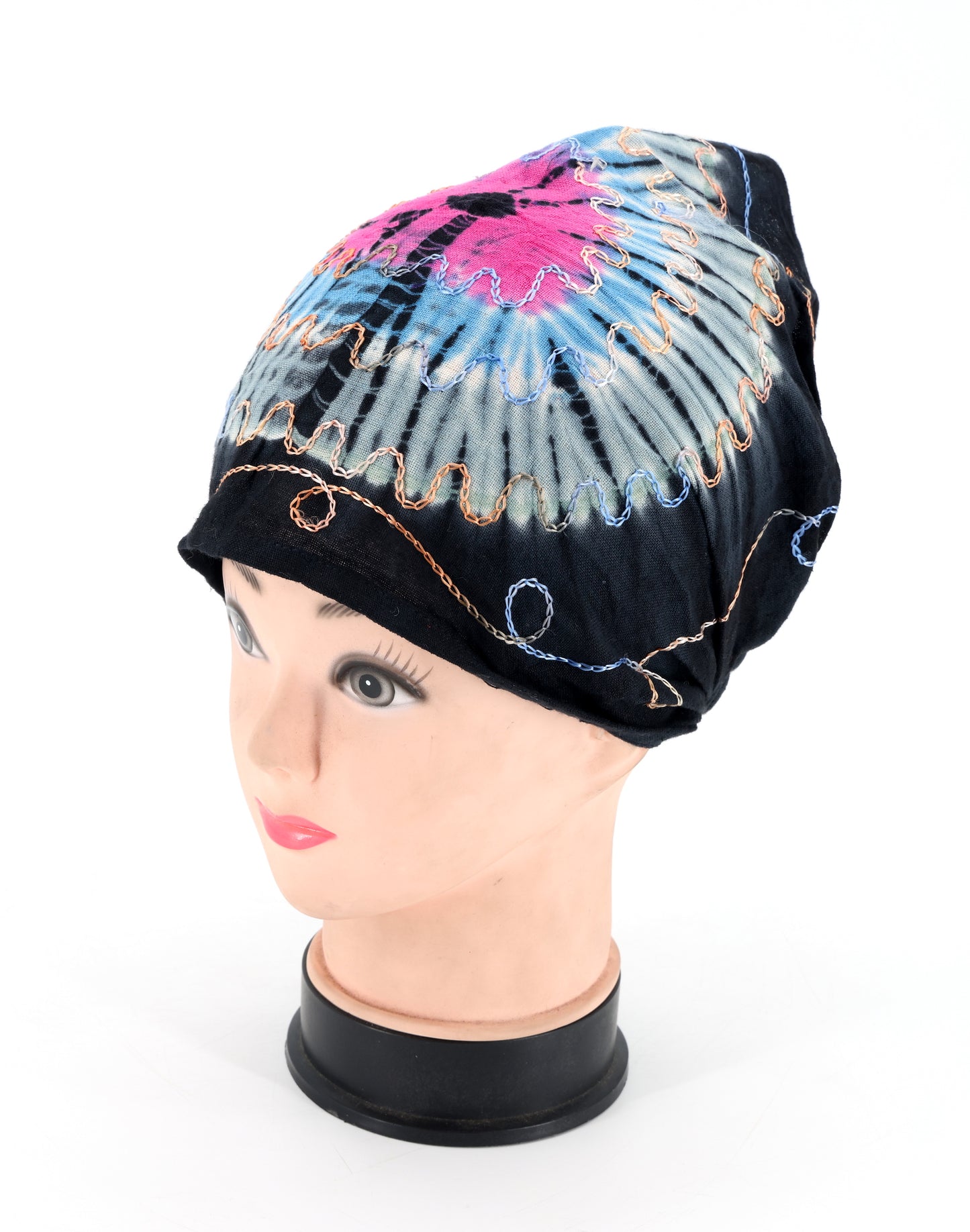 Cotton Hippie Handmade Tie Dye Embroidered Bohemian Headband