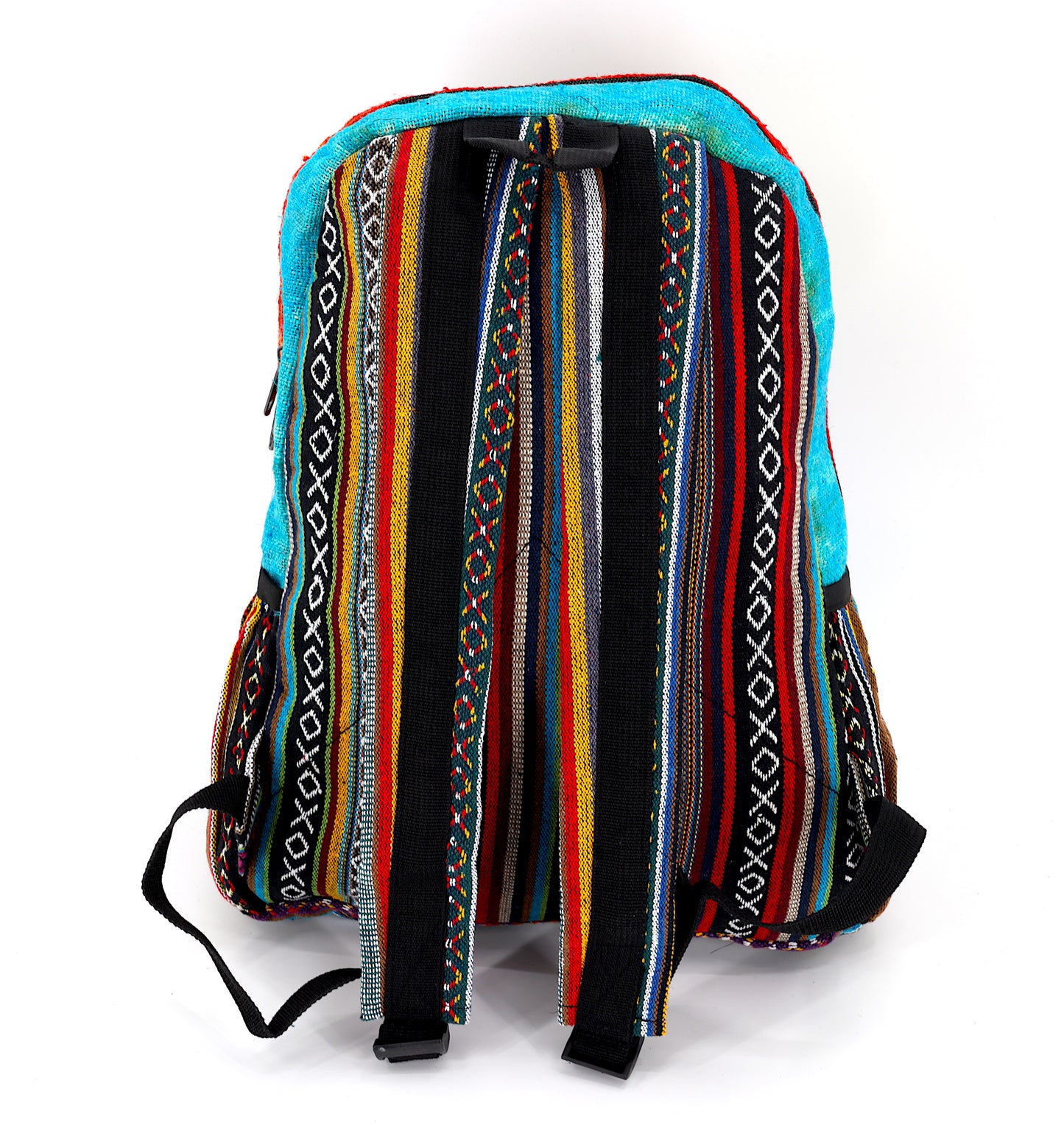 Hemp Sun and Moon Hand Embroidered Tie Dye Large Backpack