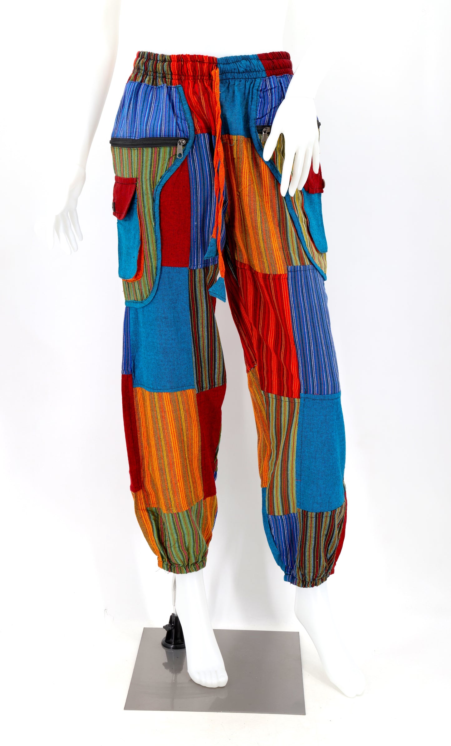 Cotton Hippie Handmade Patchwork Bohemian Trousers