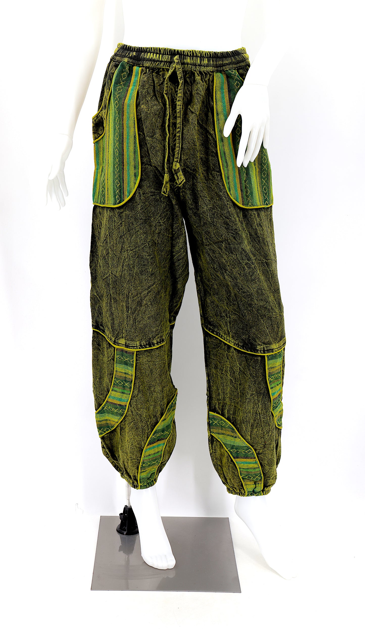 Cotton Hippie Handmade Harem Faded Color Bohemian Trousers