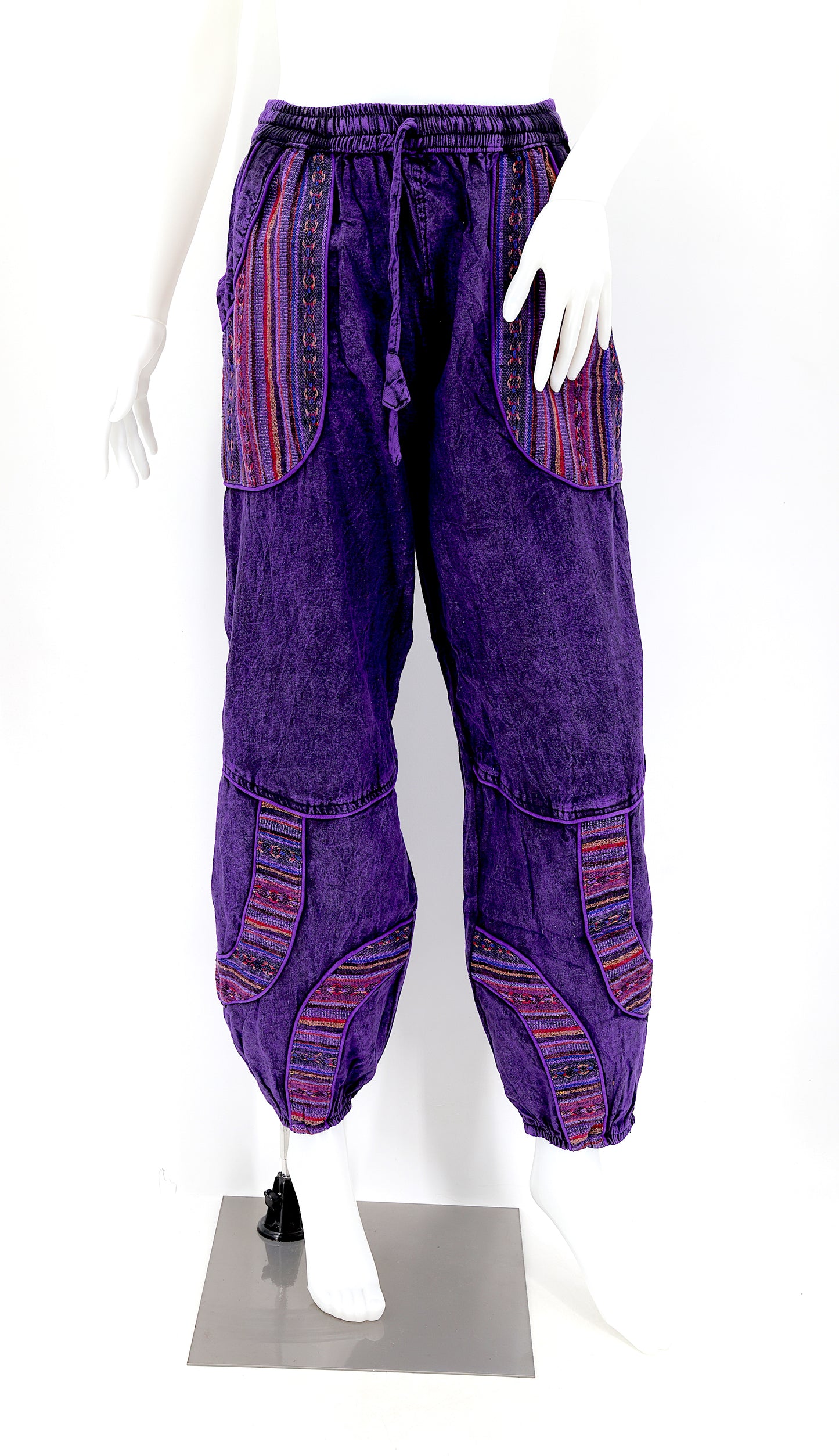 Cotton Hippie Handmade Harem Faded Color Bohemian Trousers