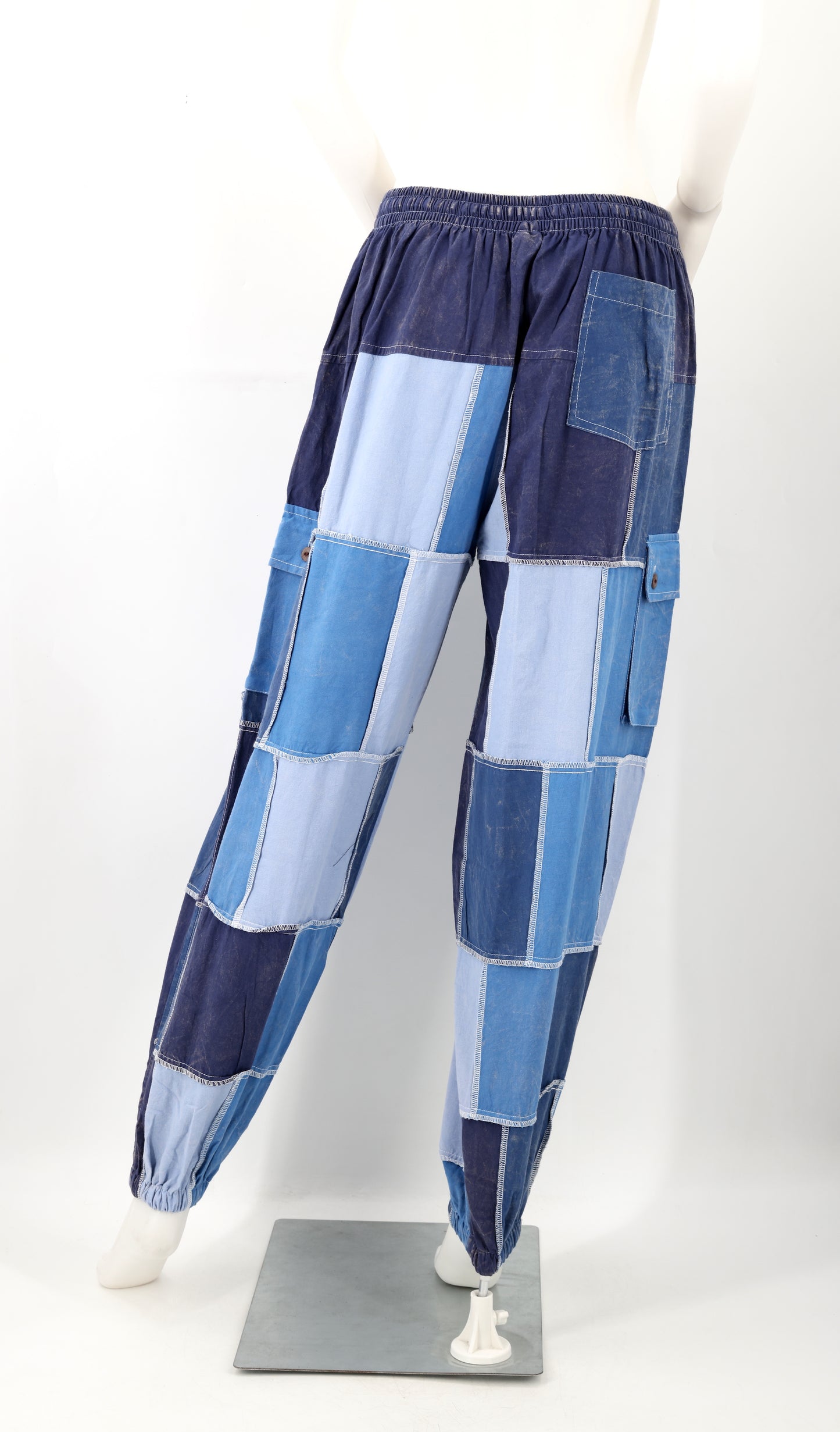 Cotton Hippie Handmade Harem Multicolored Patchwork Cargo Bohemian Pants