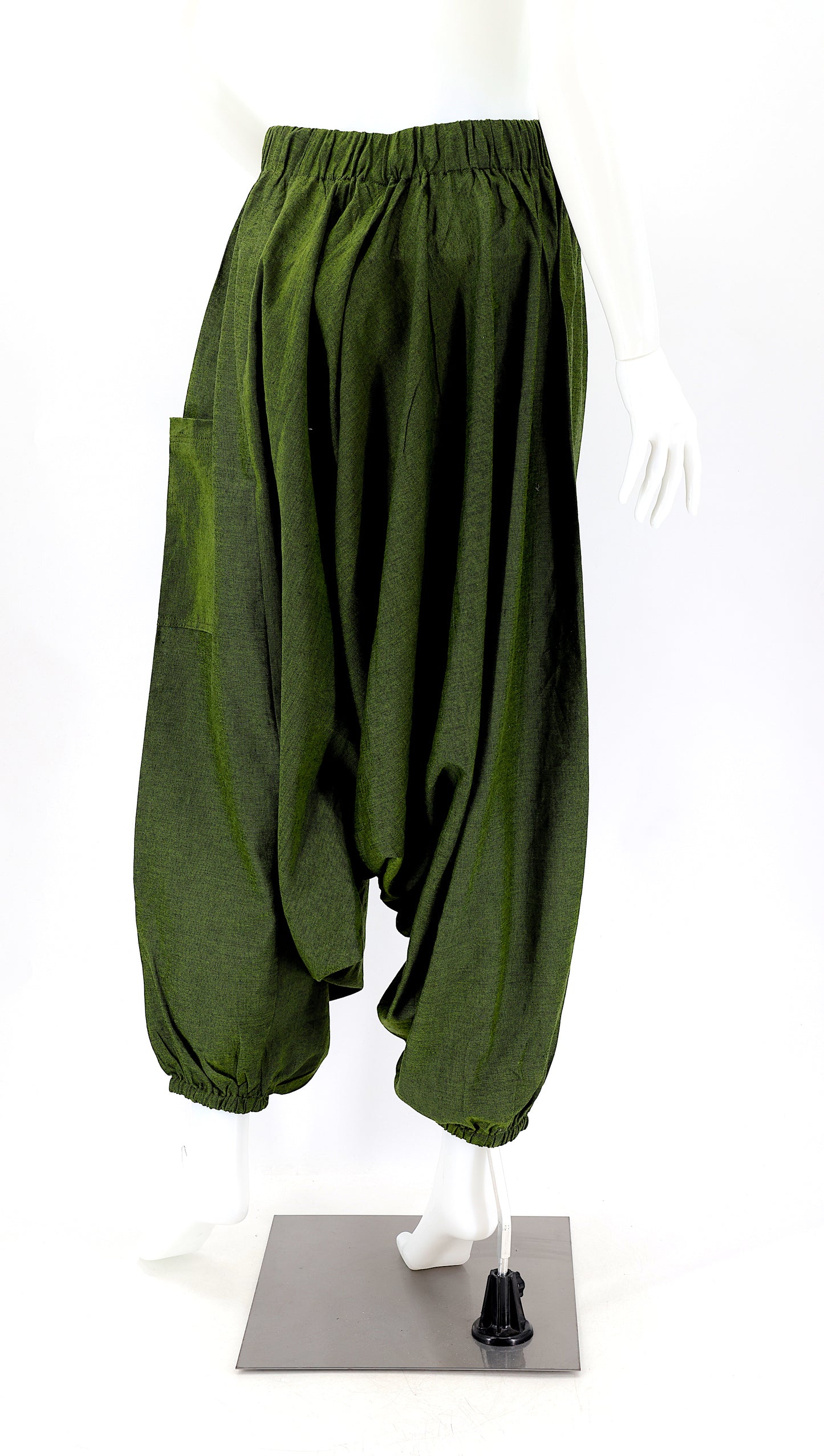 Cotton Hippie Handmade Harem Solid Color Aladdin One Size Fit All Bohemian Trousers