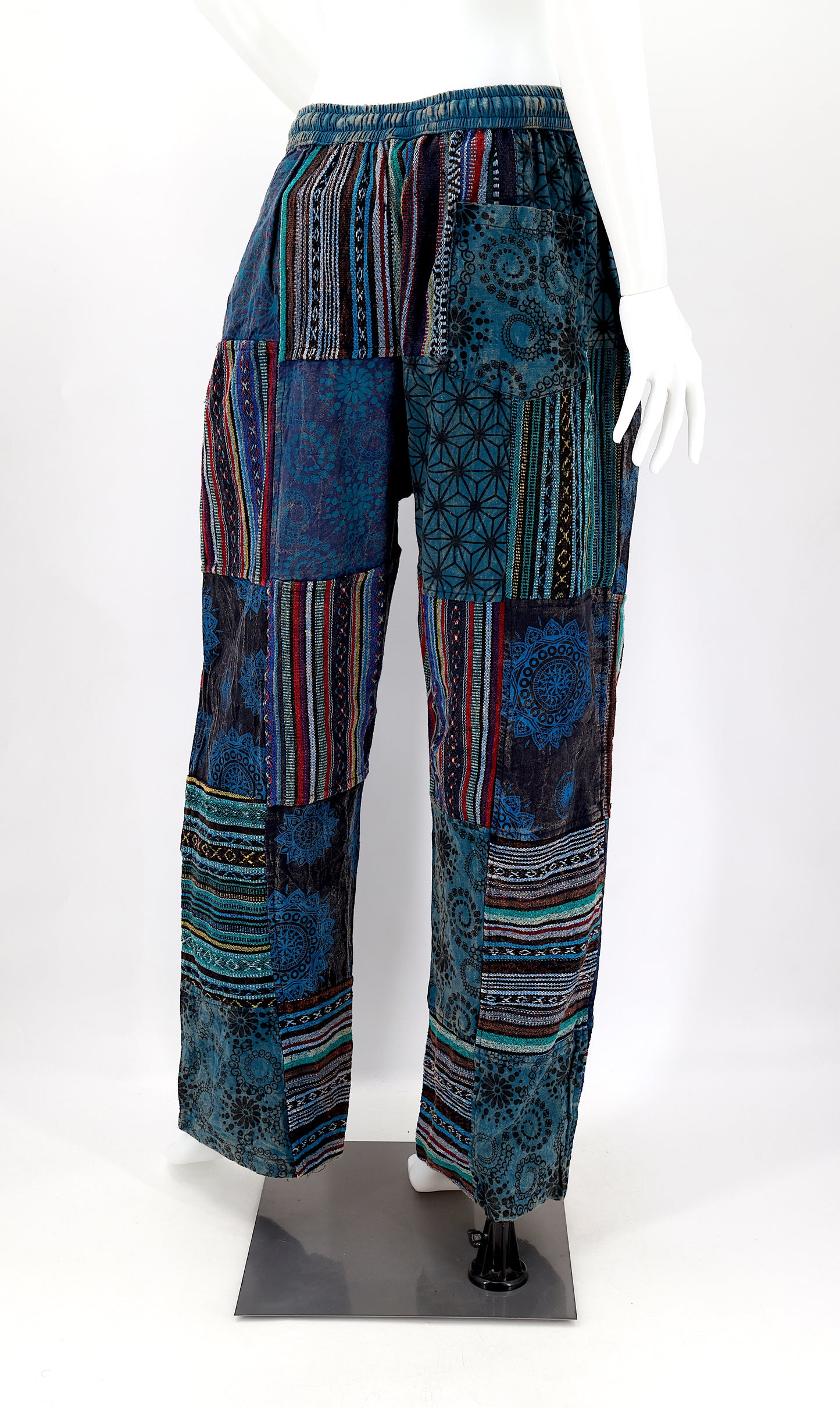 Cotton Hippie Handmade Harem Gheri Patchwork Bohemian Trousers