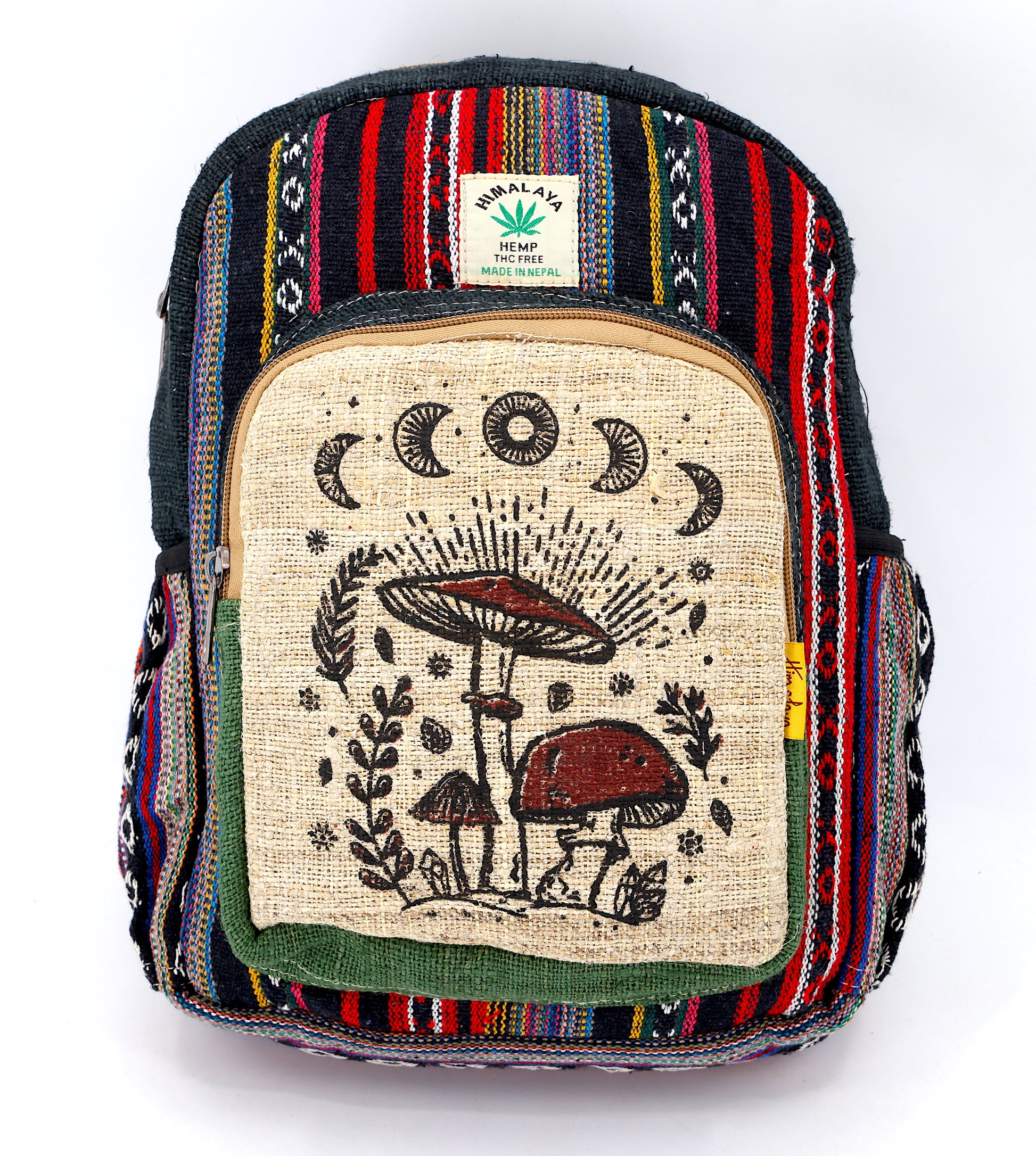 himalayan hemp mini backpack Mushroom Hemp Mini Backpack