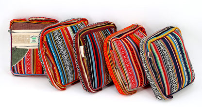 Hemp Gheri Mix Messenger Bag | Crossbody Bag