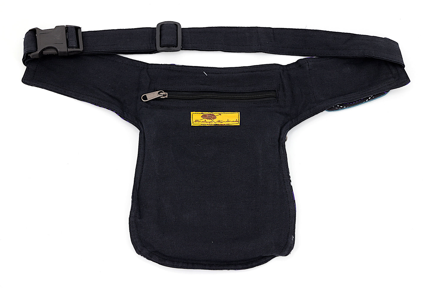 Cotton Crazy Pattern Hand Embroidered Fanny Pack