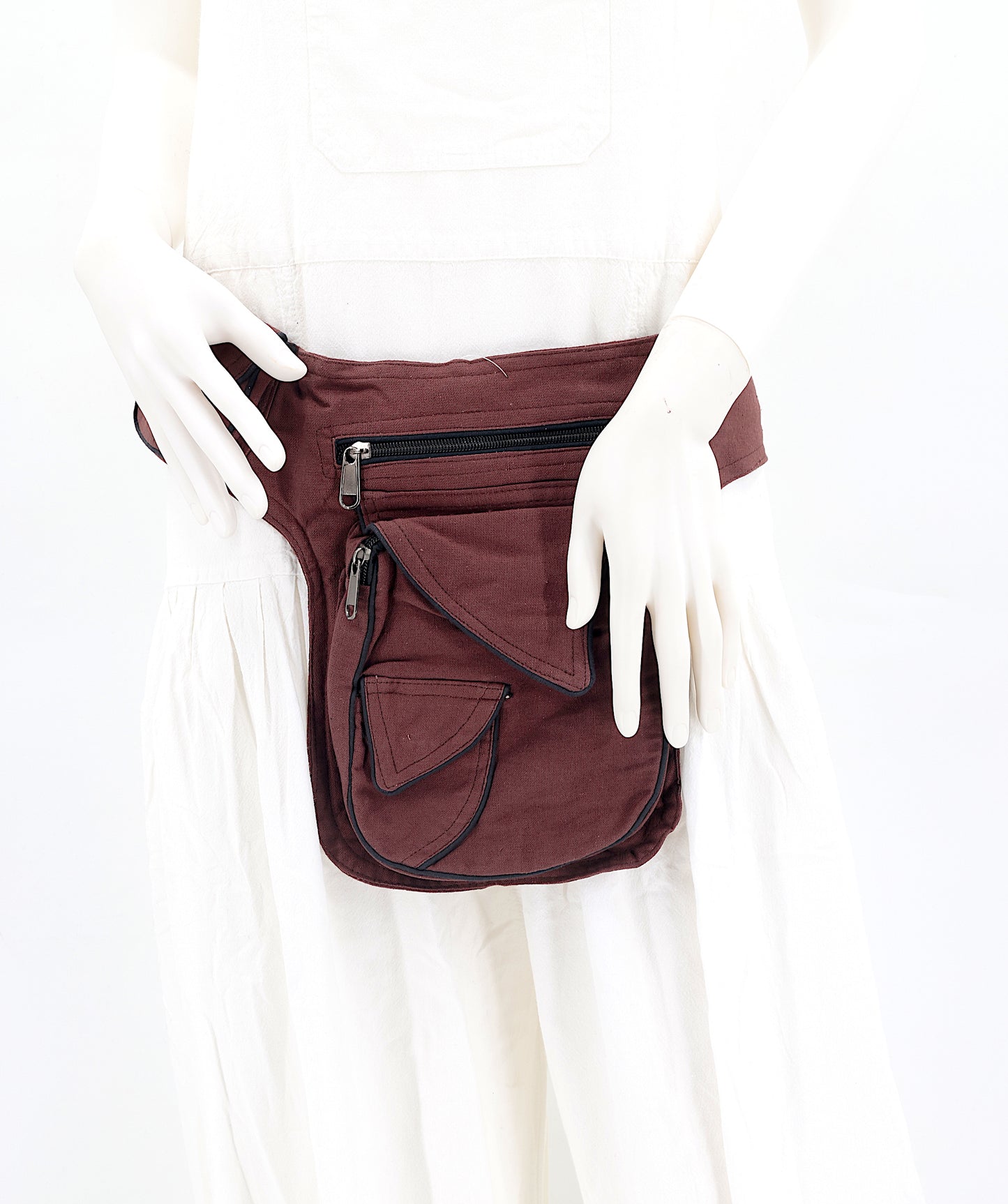 Cotton Handmade Multi-Pocketed Fanny Pack