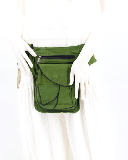 Cotton Handmade Multi-Pocketed Fanny Pack