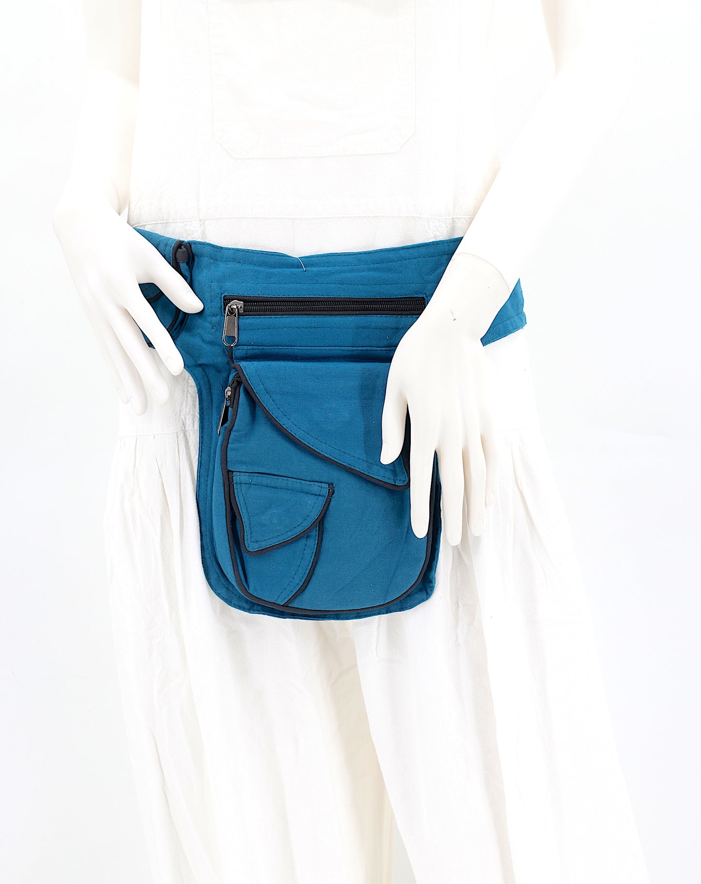 Cotton Handmade Multi-Pocketed Fanny Pack