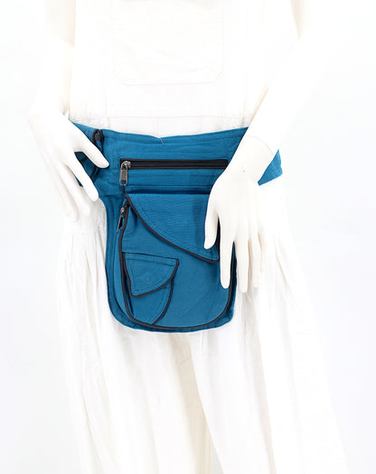Cotton Handmade Multi-Pocketed Fanny Pack