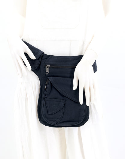 Cotton Handmade Multi-Pocketed Fanny Pack