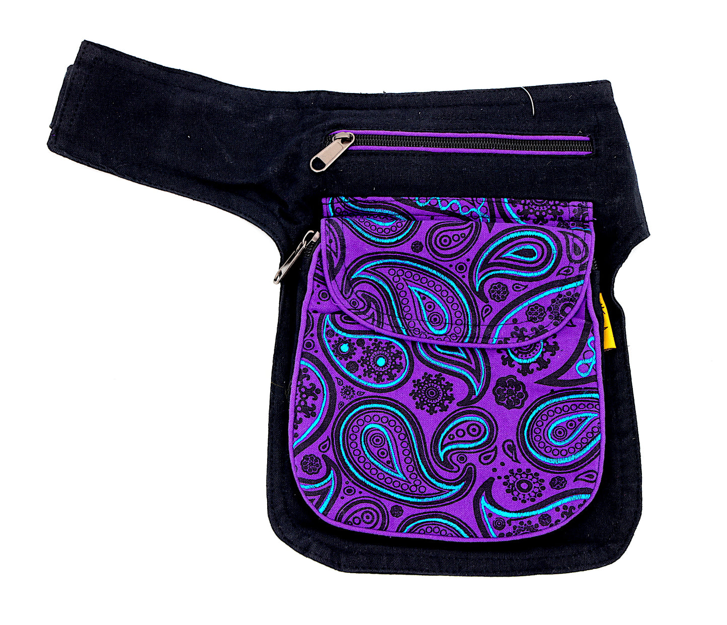 Cotton Colorful Bandana Design Embroidered Fanny Pack