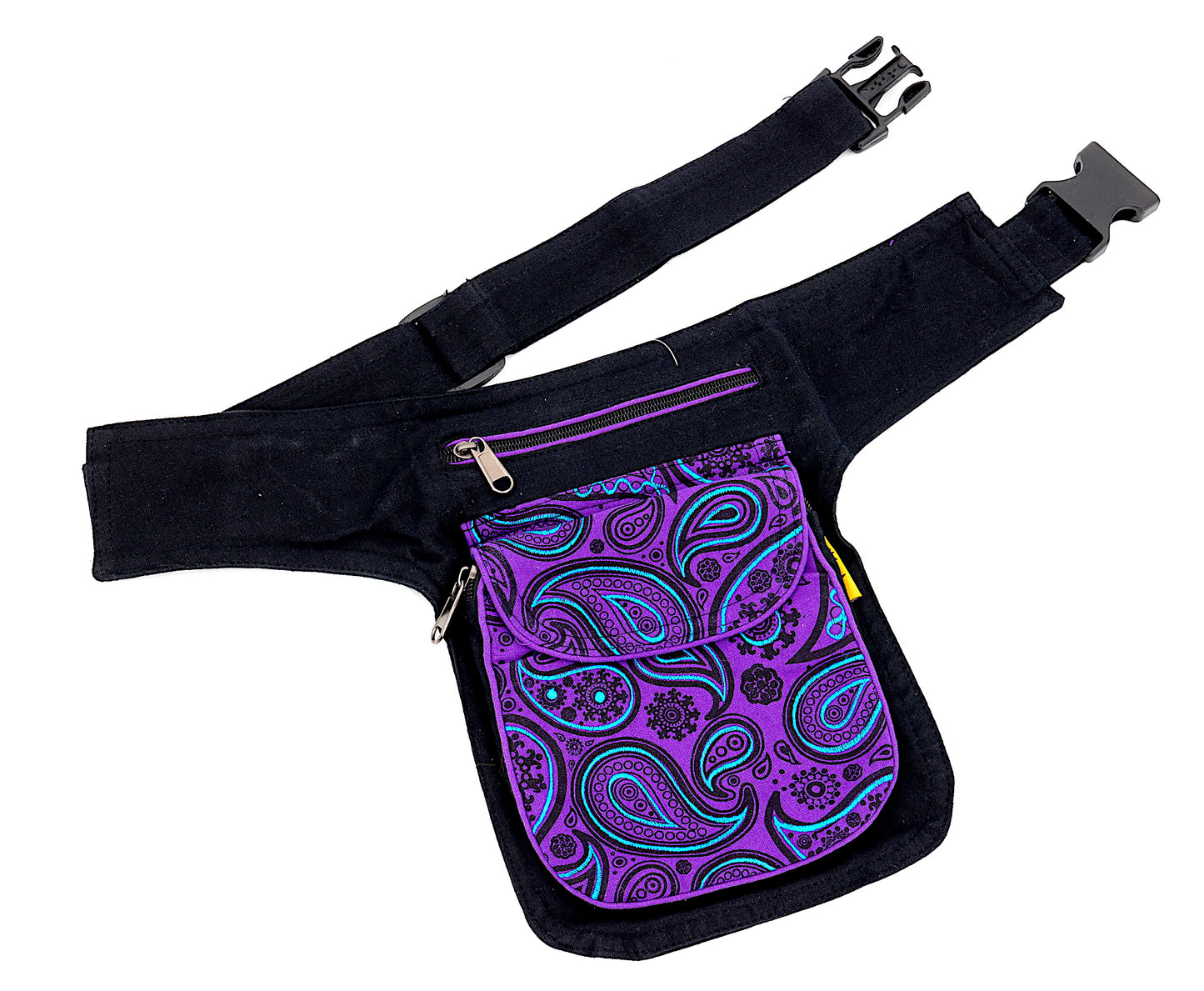 Cotton Colorful Bandana Design Embroidered Fanny Pack