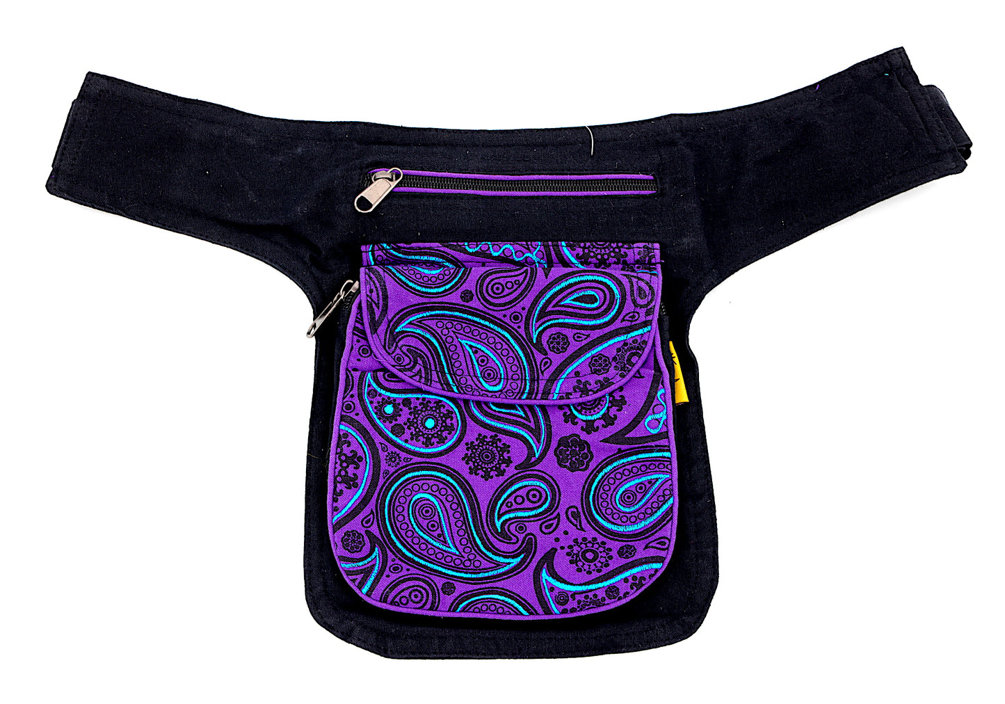 Cotton Colorful Bandana Design Embroidered Fanny Pack