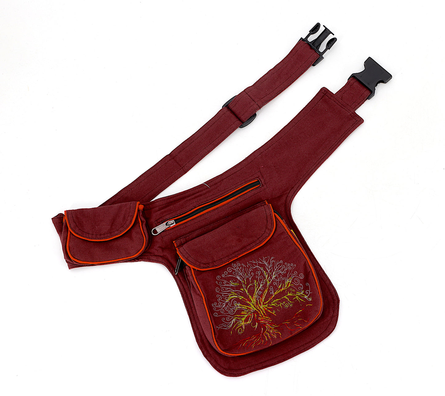 Cotton Handmade Tree Of Life Artwork Fanny Pack