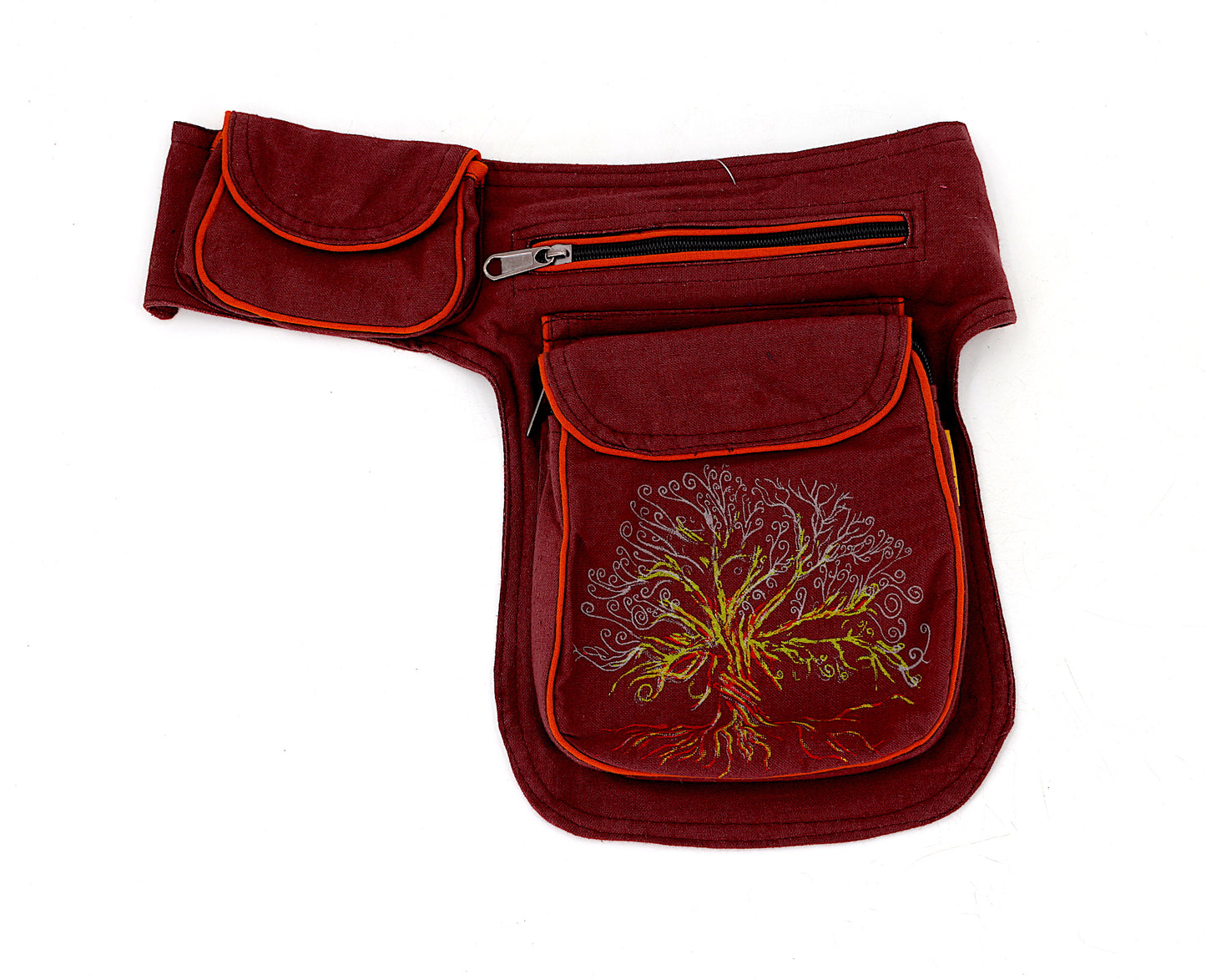 Cotton Handmade Tree Of Life Artwork Fanny Pack