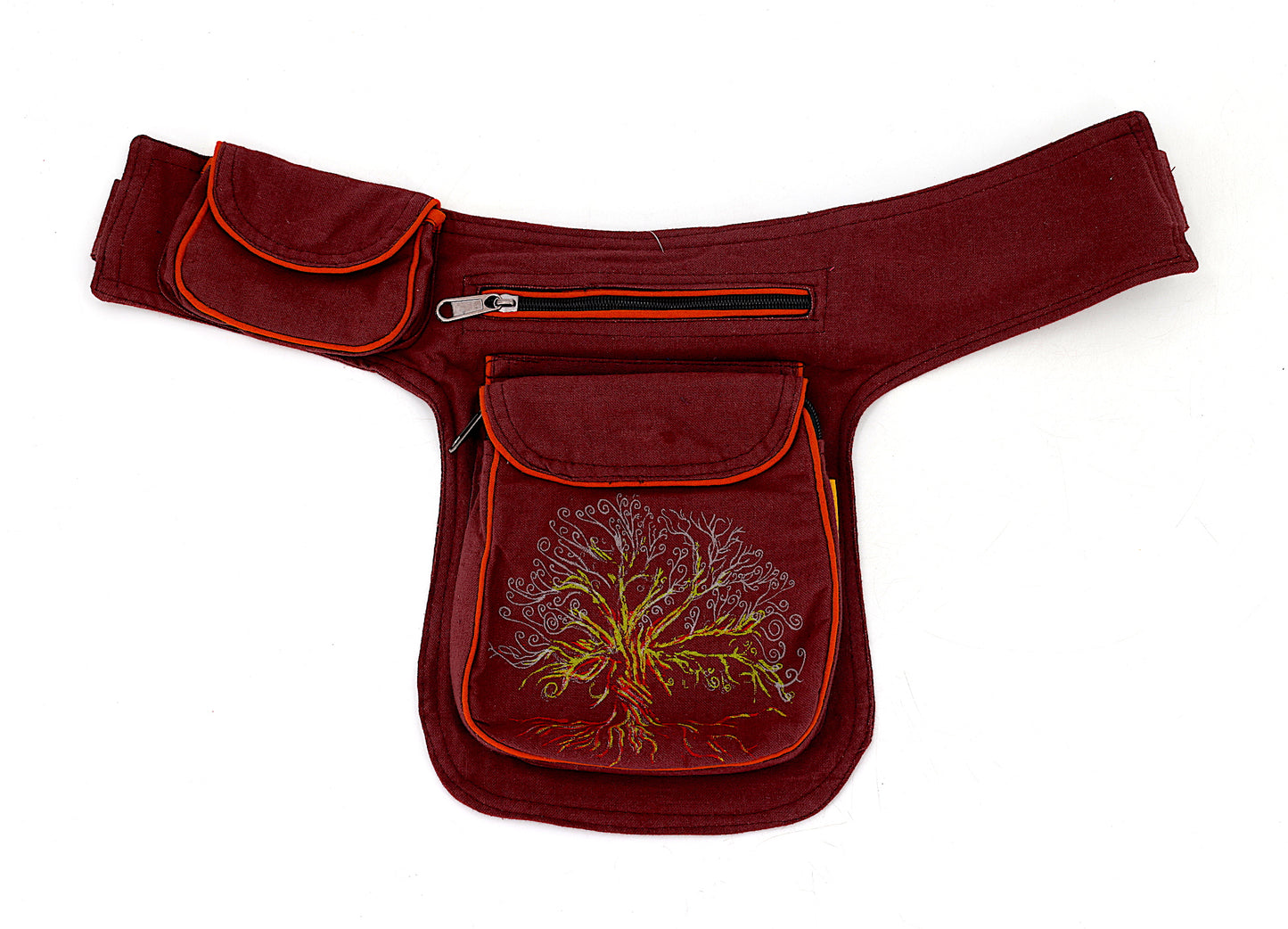 Cotton Handmade Tree Of Life Artwork Fanny Pack