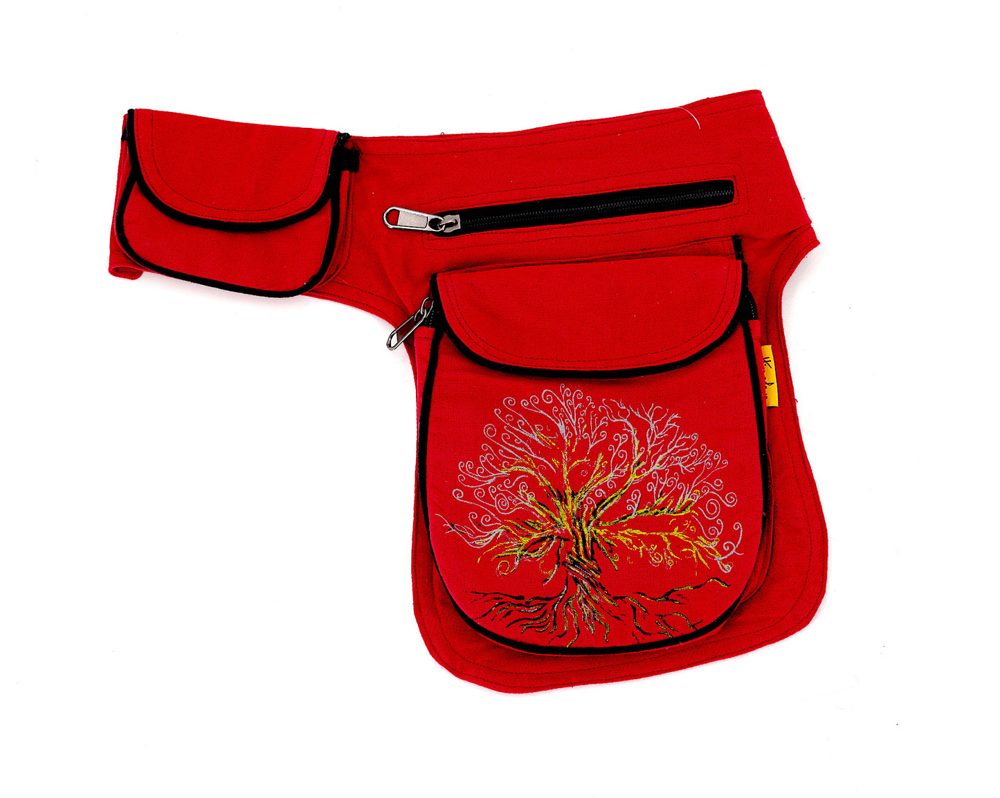 Cotton Handmade Tree Of Life Artwork Fanny Pack