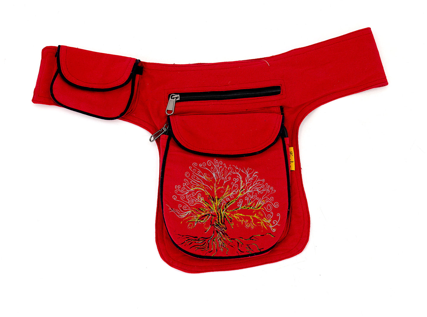 Cotton Handmade Tree Of Life Artwork Fanny Pack