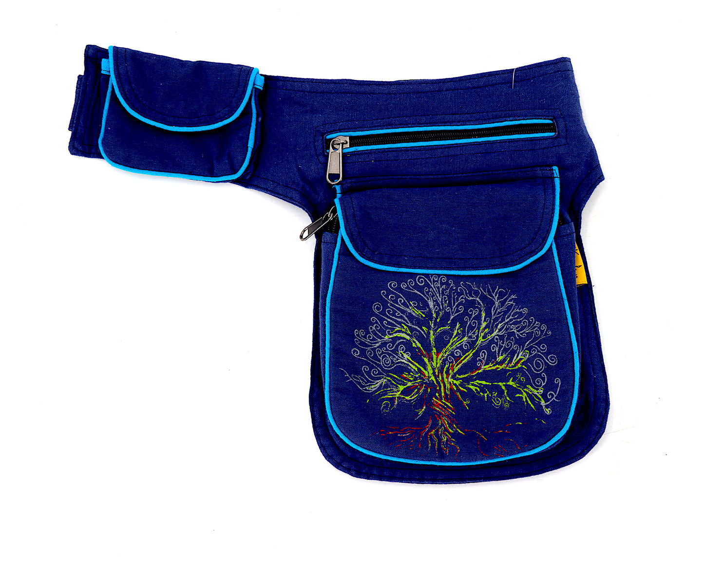 Cotton Handmade Tree Of Life Artwork Fanny Pack