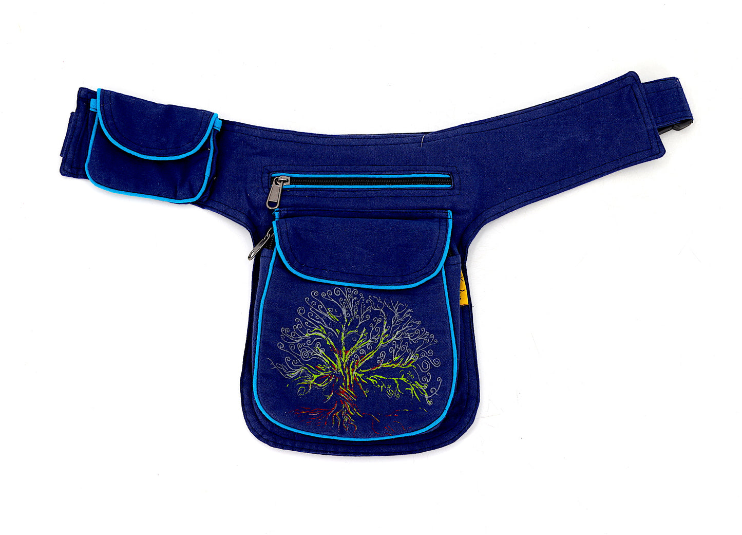 Cotton Handmade Tree Of Life Artwork Fanny Pack